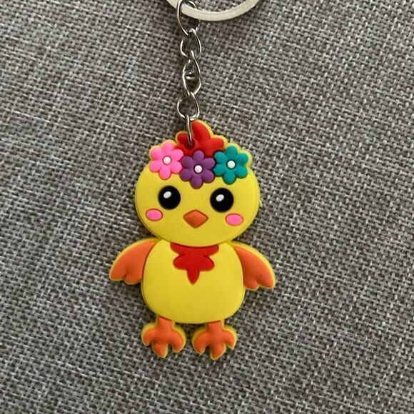 Colorful Chick Keychain - Picture 4 of 6